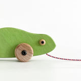 זיקית משיכה עם גלגלים