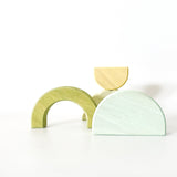 רביעיית שיחי פסטל | צעצועי עץ