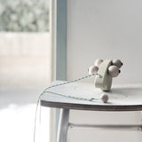 צב משיכה עם גלגלים