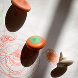 סביבוני עץ צבעוניים