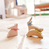 סט ארנבות בשדה