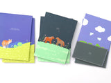 Set of three Notebooks- A5- Studio Stav illustration