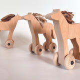 פרא עם גלגלים | צעצועי עץ